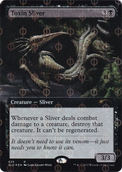 【ENG】【Foil】■S&C■《毒素スリヴァー/Toxin Sliver》(635)[Secret Lair]