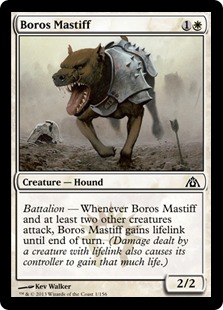 【ENG】《ボロスの猛犬/Boros Mastiff》[DGM]