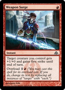 【ENG】【Foil】《武器への印加/Weapon Surge》[DGM]