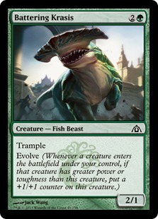 【ENG】【Foil】《乱打する混成体/Battering Krasis》[DGM]
