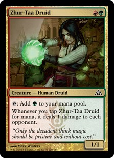 【ENG】【Foil】《ザル＝ターのドルイド/Zhur-Taa Druid》[DGM]