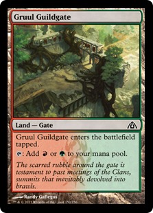 【ENG】【Foil】《グルールのギルド門/Gruul Guildgate》[DGM]