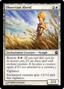 【ENG】【Foil】《目ざといアルセイド/Observant Alseid》[THS]