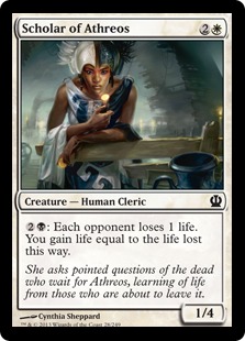 【ENG】【Foil】《エイスリオスの学者/Scholar of Athreos》[THS]