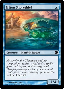 【ENG】【Foil】《トリトンの岸盗人/Triton Shorethief》[THS]