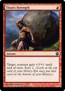 【ENG】【Foil】《タイタンの力/Titan's Strength》[THS]