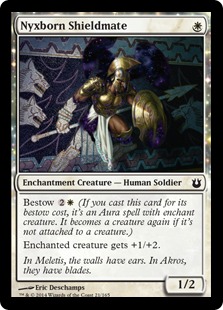 【ENG】【Foil】《ニクス生まれの盾の仲間/Nyxborn Shieldmate》[BNG]