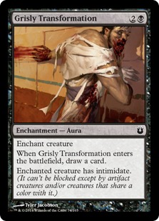 【ENG】【Foil】《忌まわしい変身/Grisly Transformation》[BNG]