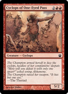 【ENG】【Foil】《一つ目峠のサイクロプス/Cyclops of One-Eyed Pass》[BNG]