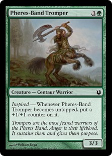 【ENG】【Foil】《フィーリーズ団の精鋭兵/Pheres-Band Tromper》[BNG]