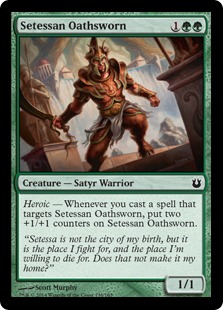 【ENG】【Foil】《セテッサの誓約者/Setessan Oathsworn》[BNG]