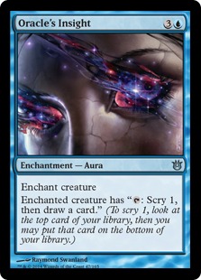 【ENG】【Foil】《神託者の眼識/Oracle's Insight》[BNG]