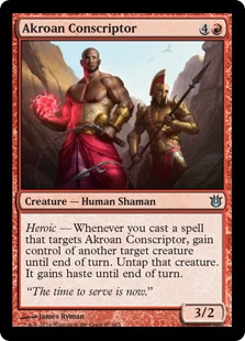 【ENG】《アクロスの徴兵人/Akroan Conscriptor》[BNG]