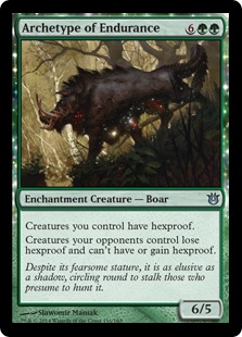 【ENG】【Foil】《忍耐の元型/Archetype of Endurance》[BNG]