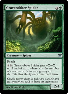 【ENG】【Foil】《墓荒らし蜘蛛/Graverobber Spider》[BNG]