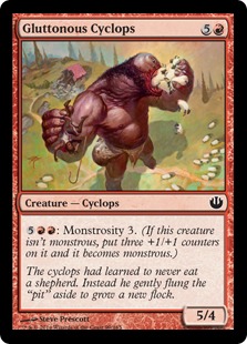 【ENG】【Foil】《暴食するサイクロプス/Gluttonous Cyclops》[JOU]