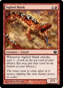 【ENG】【Foil】《印章持ちのスキンク/Sigiled Skink》[JOU]