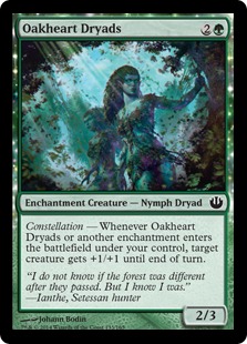 【ENG】【Foil】《樫心のドライアド/Oakheart Dryads》[JOU]
