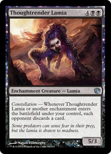 【ENG】【Foil】《精神感化のラミア/Thoughtrender Lamia》[JOU]