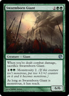 【ENG】【Foil】《群れ生まれの巨人/Swarmborn Giant》[JOU]