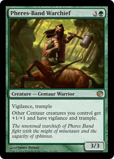 【ENG】【Foil】《フィーリーズ団の戦長/Pheres-Band Warchief》[JOU]