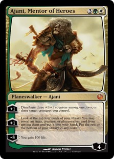 【ENG】《英雄の導師、アジャニ/Ajani, Mentor of Heroes》[JOU]