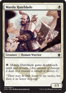【ENG】《マルドゥの悪刃/Mardu Hateblade》[KTK]