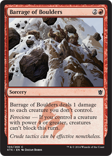 【ENG】【Foil】《石弾の弾幕/Barrage of Boulders》[KTK]