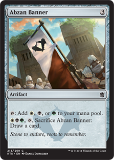 【ENG】《アブザンの戦旗/Abzan Banner》[KTK]