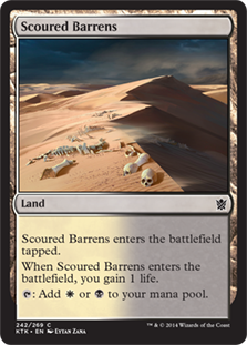 【ENG】《磨かれたやせ地/Scoured Barrens》[KTK]