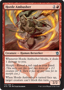 【ENG】【Foil】《軍団の伏兵/Horde Ambusher》[KTK]