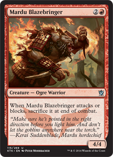 【ENG】【Foil】《マルドゥの炎起こし/Mardu Blazebringer》[KTK]