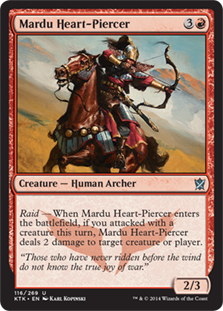 【ENG】【Foil】《マルドゥの心臓貫き/Mardu Heart-Piercer》[KTK]