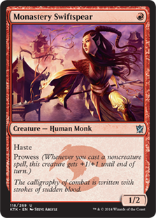 【ENG】【Foil】《僧院の速槍/Monastery Swiftspear》[KTK]