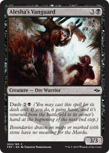 【ENG】《アリーシャの先兵/Alesha's Vanguard》[FRF]