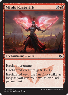 【ENG】【Foil】《マルドゥの呪印/Mardu Runemark》[FRF]