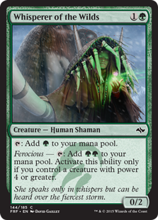 【ENG】【Foil】《荒野の囁く者/Whisperer of the Wilds》[FRF]