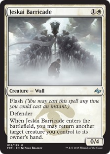【ENG】《ジェスカイのバリケード/Jeskai Barricade》[FRF]
