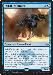 【ENG】《ジェスカイの浸透者/Jeskai Infiltrator》[FRF]