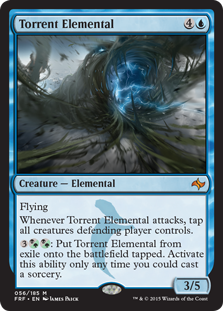 【ENG】《奔流の精霊/Torrent Elemental》[FRF]