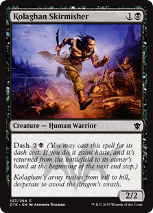 【ENG】【Foil】《コラガンの散兵/Kolaghan Skirmisher》[DTK]
