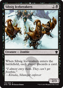 【ENG】【Foil】《シブシグの氷砕き/Sibsig Icebreakers》[DTK]