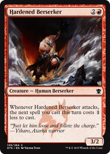 【ENG】【Foil】《鍛えられた狂戦士/Hardened Berserker》[DTK]