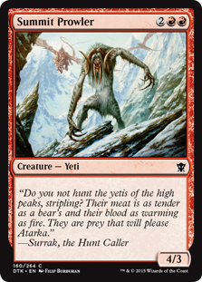 【ENG】【Foil】《山頂をうろつくもの/Summit Prowler》[DTK]