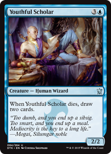 【ENG】【Foil】《若年の識者/Youthful Scholar》[DTK]
