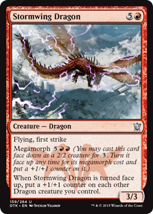 【ENG】【Foil】《嵐翼ドラゴン/Stormwing Dragon》[DTK]