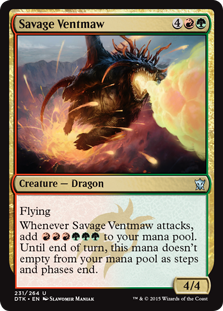 【ENG】【Foil】《凶暴な熱口/Savage Ventmaw》[DTK]