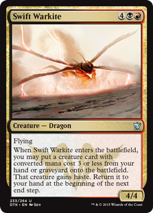 【ENG】【Foil】《快速ウォーカイト/Swift Warkite》[DTK]