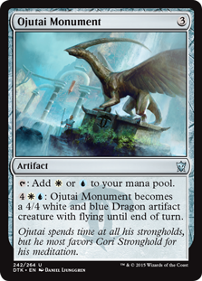 【ENG】【Foil】《オジュタイの碑/Ojutai Monument》[DTK]