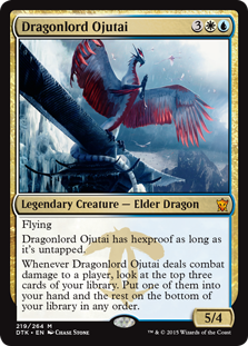 【ENG】《龍王オジュタイ/Dragonlord Ojutai》[DTK]